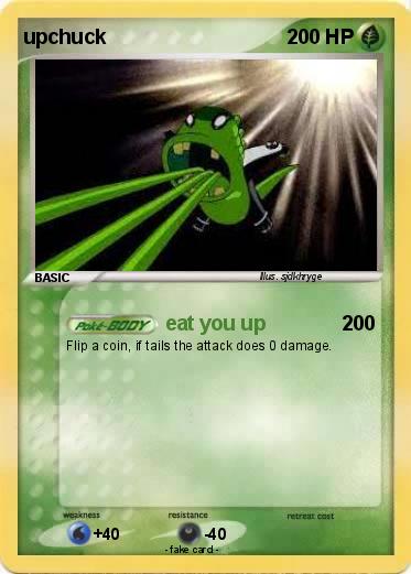 Pokemon upchuck