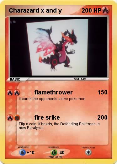 Pokemon Charazard x and y