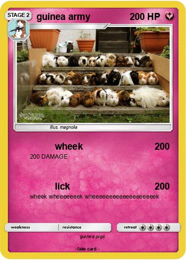 Pokemon guinea army