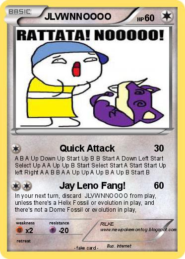 Pokemon JLVWNNOOOO