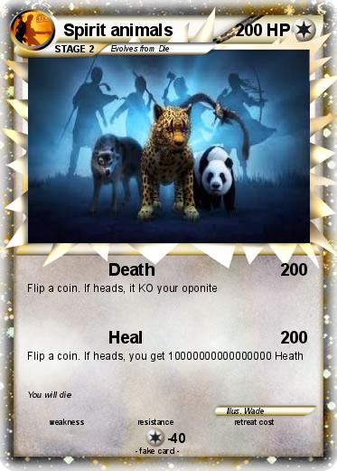 Pokemon Spirit animals