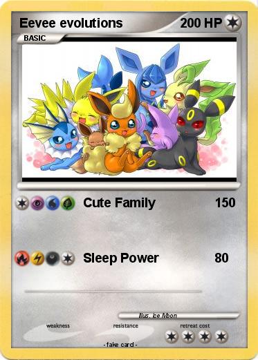 Pokemon Eevee evolutions