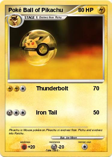 Pokemon Poké Ball of Pikachu