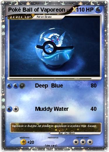 Pokemon Poké Ball of Vaporeon