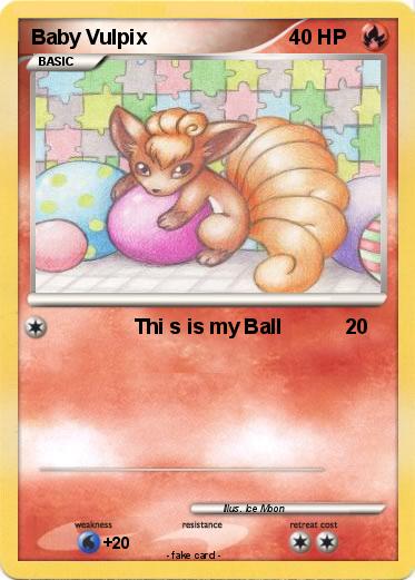 Pokemon Baby Vulpix