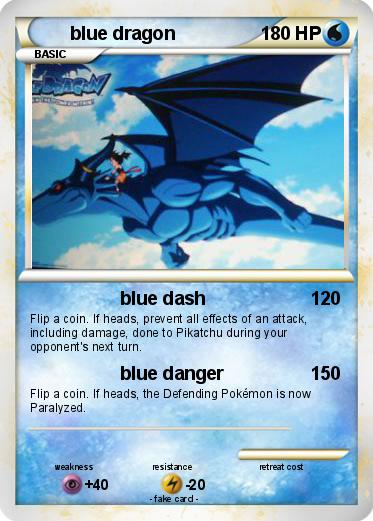 Pokemon blue dragon
