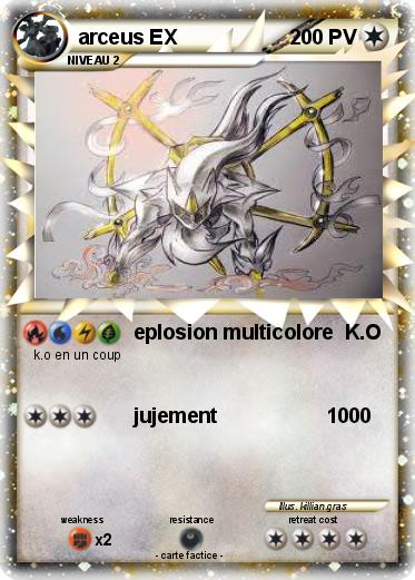 Pokemon arceus EX