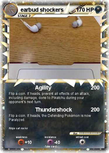 Pokemon earbud shockers