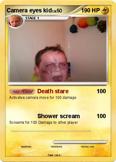 Pokemon Camera eyes kid