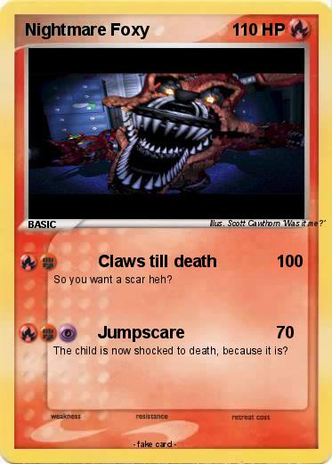 Pokemon Nightmare Foxy