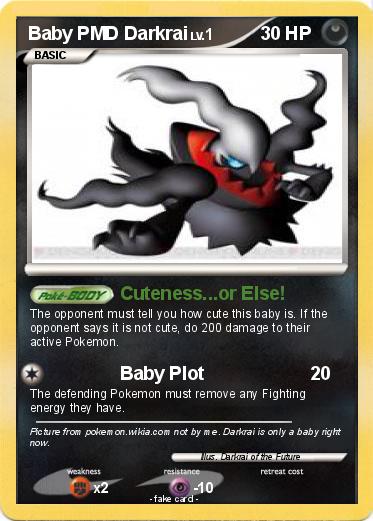 Pokemon Baby PMD Darkrai