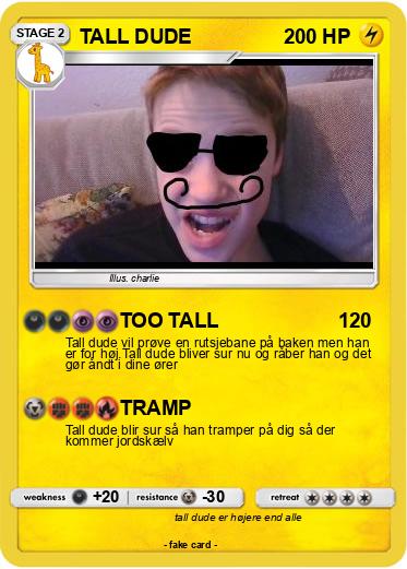 Pokemon TALL DUDE