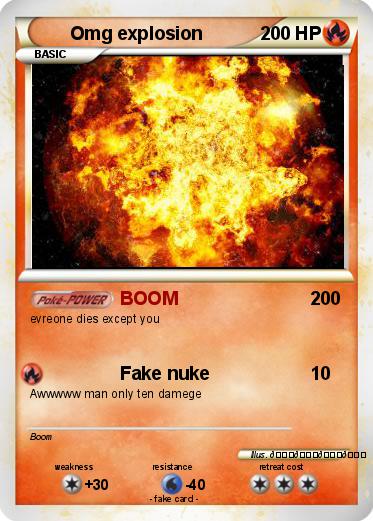 Pokemon Omg explosion
