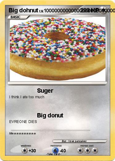 Pokemon Big dohnut