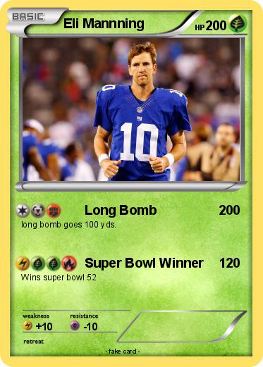 Pokemon Eli Mannning