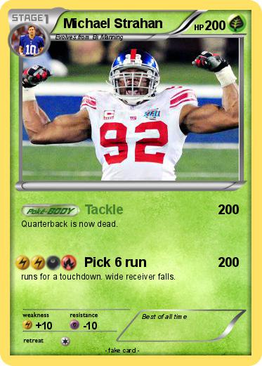 Pokemon Michael Strahan