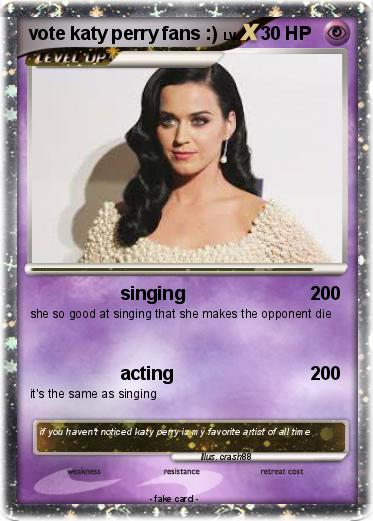 Pokemon vote katy perry fans :)