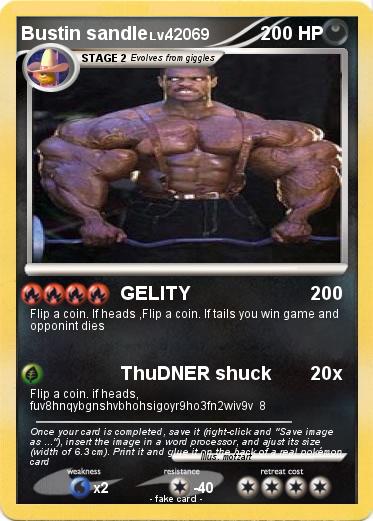 Pokemon Bustin sandle