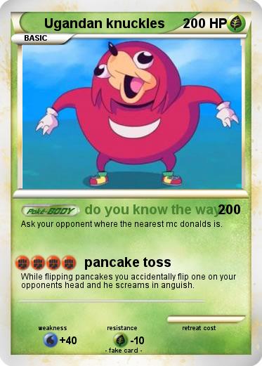 Pokemon Ugandan knuckles