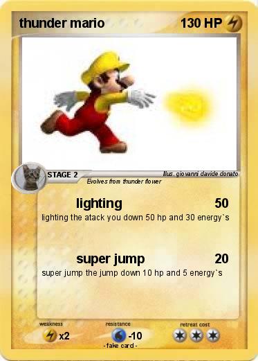 Pokemon thunder mario