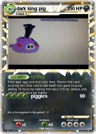 Pokemon dark king pig