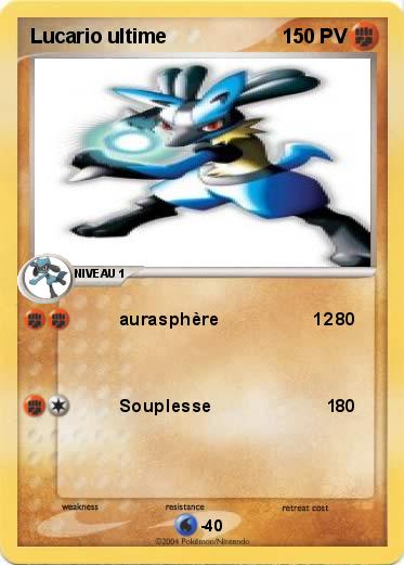 Pokemon Lucario ultime                                             89                                                            