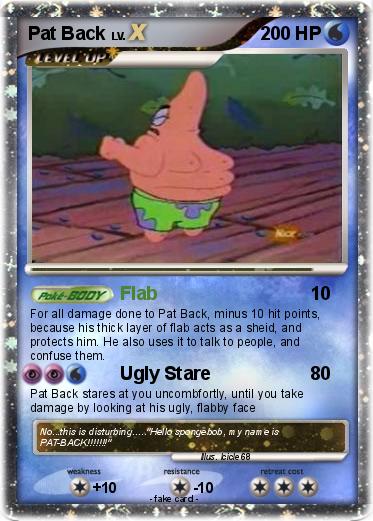 Pokemon Pat Back