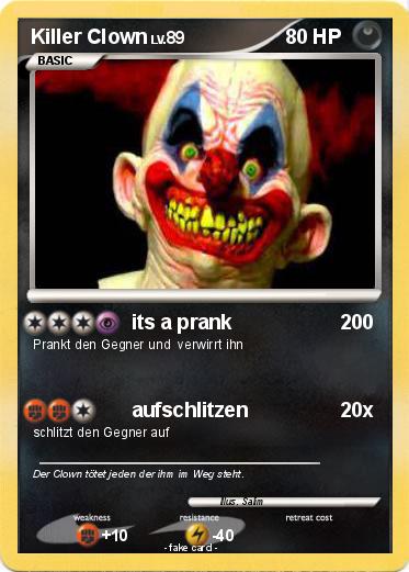 Pokemon Killer Clown