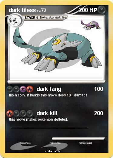 Pokemon dark tiless