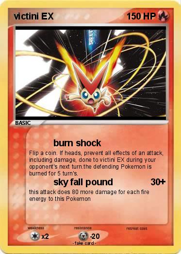 Pokemon victini EX