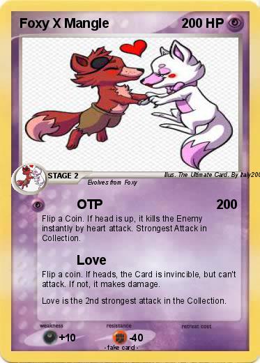 Pokemon Foxy X Mangle