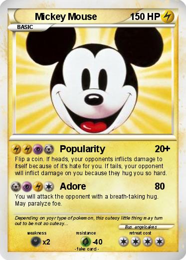 Pokemon Mickey Mouse