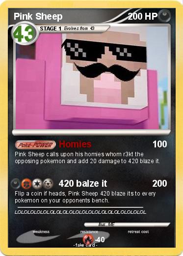 Pokemon Pink Sheep