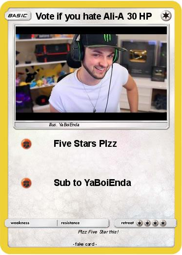 Pokemon Vote if you hate Ali-A
