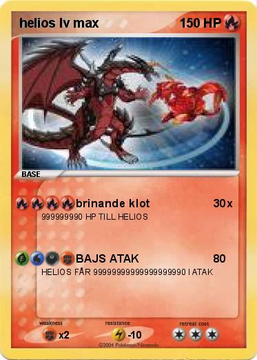 Pokemon helios lv max