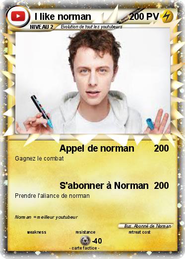 Pokemon I like norman