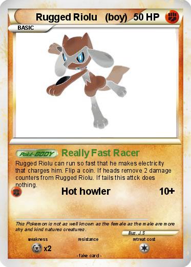 Pokemon Rugged Riolu   (boy)