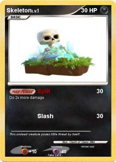 Pokemon Skeleton
