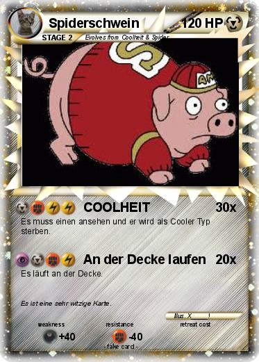 Pokemon Spiderschwein
