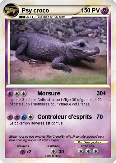 Pokemon Psy croco