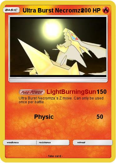 Pokemon Ultra Burst Necromza