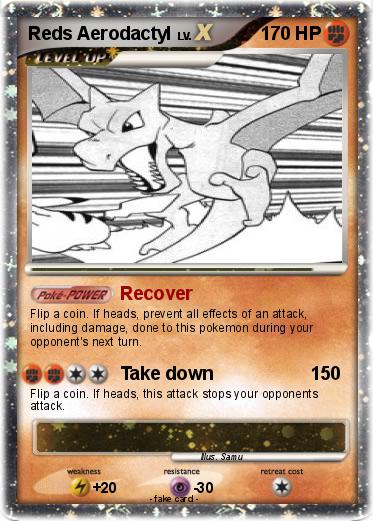 Pokemon Reds Aerodactyl