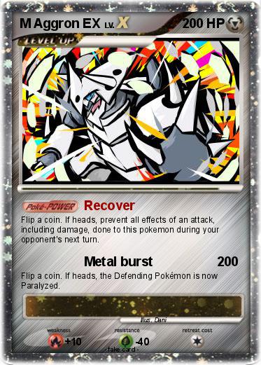 Pokemon M Aggron EX