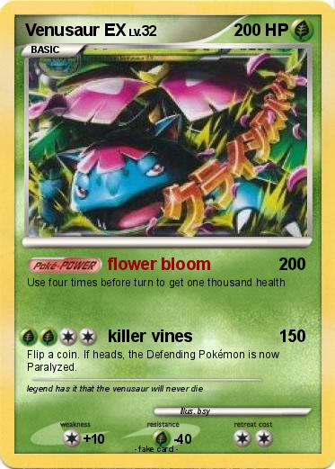 Pokemon Venusaur EX