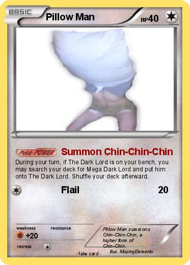 Pokemon Pillow Man