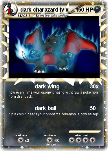 Pokemon dark charazard lv x