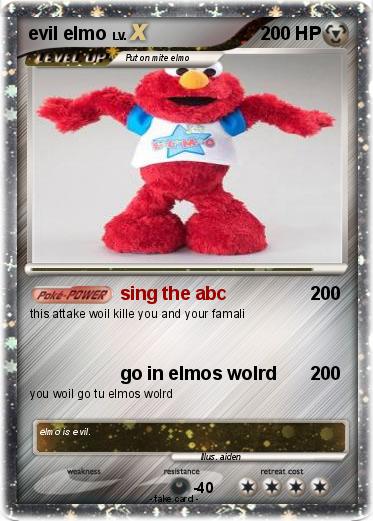 Pokemon evil elmo