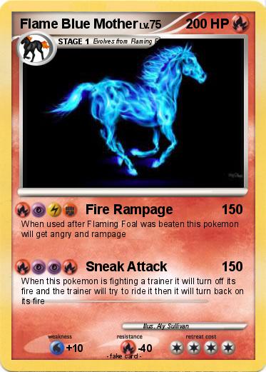 Pokemon Flame Blue Mother