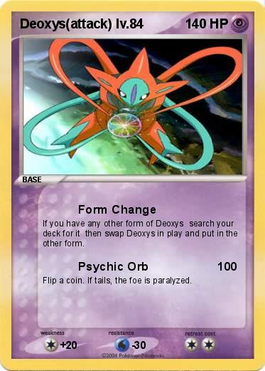 Pokemon Deoxys(attack) lv.84