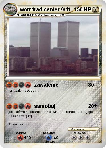 Pokemon wort trad center 9/11